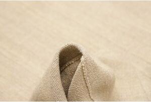 Tappeto Kilim Moderno Tinta Unita Avorio Beige 214x297 Cm