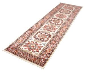 Tappeto Kazak Fine Stilizzato Avorio Rosso Corsia 82x268 Cm
