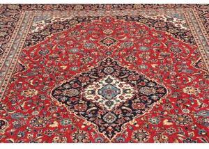 Tappeto Ardakan Medaglione Floreale Rosso Blu Scuro 246x363 Cm