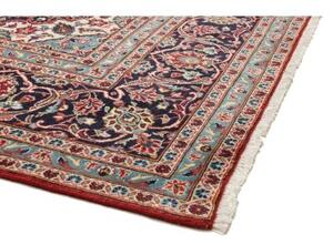 Tappeto Ardakan Medaglione Floreale Rosso Blu Scuro 246x363 Cm