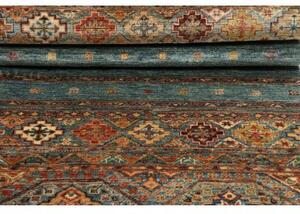 Tappeto Istintia Geometrico Celeste Beige Corsia 80x279 Cm