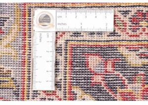 Tappeto Ardakan Medaglione Floreale Rosso Blu Scuro 244x355 Cm
