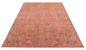 Tappeto Floralia Floreale Rosso Corallo Beige 171x257 Cm
