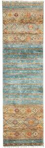 Tappeto Istintia Geometrico Celeste Beige Corsia 80x279 Cm