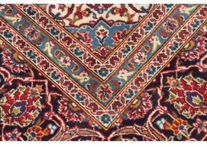 Tappeto Ardakan Medaglione Floreale Rosso Blu Scuro 247x358 Cm