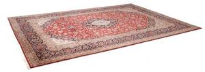 Tappeto Ardakan Medaglione Floreale Rosso Blu Scuro 244x355 Cm