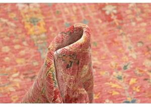 Tappeto Floralia Floreale Rosso Corallo Beige 171x257 Cm
