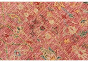 Tappeto Floralia Floreale Rosso Corallo Beige 171x257 Cm