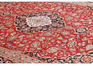 Tappeto Ardakan Medaglione Floreale Rosso Blu Scuro 244x355 Cm