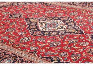 Tappeto Ardakan Medaglione Floreale Rosso Blu Scuro 240x355 Cm