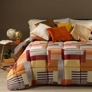 Trapunta In Microfibra Caleido Piazza E Mezza Modern Geometrico Ambra Caleffi