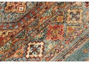 Tappeto Istintia Geometrico Celeste Beige Corsia 80x279 Cm
