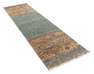 Tappeto Istintia Geometrico Celeste Beige Corsia 80x279 Cm