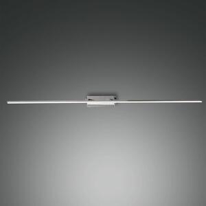 Fabas Luce Luce per specchio a LED Nala, cromata, larghezza 110 cm, metallo