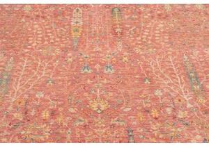 Tappeto Floralia Floreale Rosso Corallo Beige 171x257 Cm