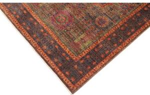 Tappeto Kairo Stilizzato Blu Scuro Rosso Ruggine 97x150 Cm