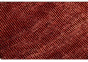 Tappeto Essenzia Tinta Unita Rosso Scuro Bordeaux 153x211 Cm