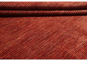 Tappeto Essenzia Tinta Unita Rosso Scuro Bordeaux 153x211 Cm
