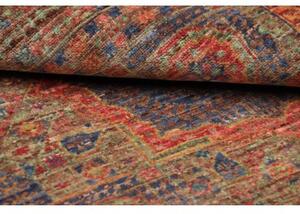 Tappeto Kairo Stilizzato Blu Scuro Rosso Ruggine 97x150 Cm