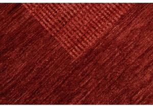 Tappeto Essenzia Geometrico Rosso Rosso Mattone 152x203 Cm