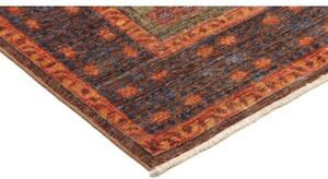 Tappeto Kairo Stilizzato Blu Scuro Rosso Ruggine 97x150 Cm