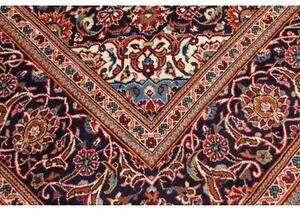 Tappeto Ardakan Medaglione Floreale Rosso Blu Scuro 240x365 Cm