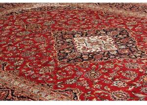 Tappeto Ardakan Medaglione Floreale Rosso Blu Scuro 247x357 Cm