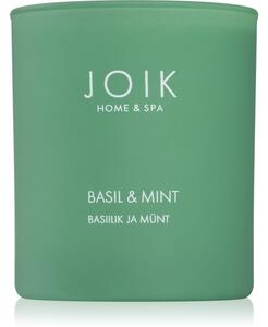 JOIK Organic Home & Spa Basil & Mint candela profumata 150 g