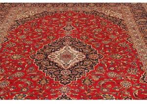 Tappeto Ardakan Medaglione Floreale Rosso Blu Scuro 257x357 Cm
