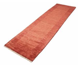 Tappeto Essenzia Geometrico Rosso Ruggine Arancione Corsia 73x254 Cm