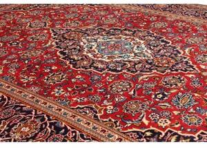 Tappeto Ardakan Medaglione Floreale Rosso Blu Scuro 240x346 Cm