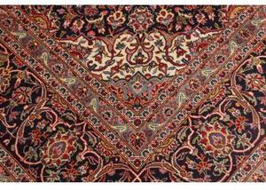 Tappeto Ardakan Medaglione Floreale Rosso Blu Scuro 257x357 Cm