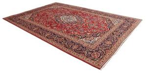 Tappeto Ardakan Medaglione Floreale Rosso Blu Scuro 240x346 Cm