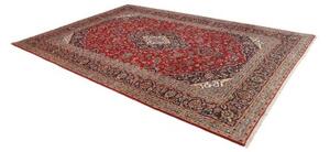 Tappeto Ardakan Medaglione Floreale Rosso Blu Scuro 250x360 Cm