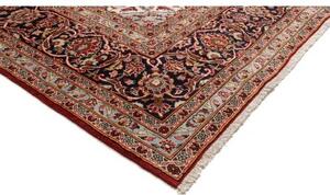 Tappeto Ardakan Medaglione Floreale Rosso Blu Scuro 247x357 Cm