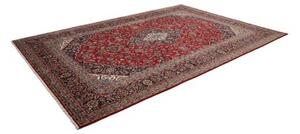Tappeto Ardakan Medaglione Floreale Rosso Blu Scuro 250x360 Cm