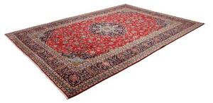 Tappeto Ardakan Medaglione Floreale Rosso Blu Scuro 248x348 Cm