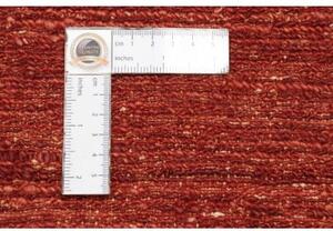 Tappeto Essenzia Tinta Unita Rosso Arancione 199x297 Cm