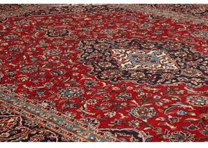 Tappeto Ardakan Medaglione Floreale Rosso Blu Scuro 252x344 Cm