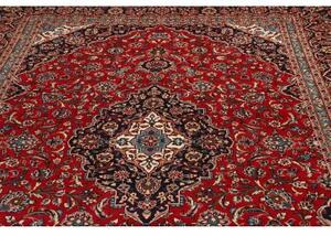 Tappeto Ardakan Medaglione Floreale Rosso Blu Scuro 250x360 Cm