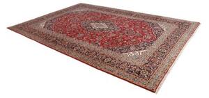 Tappeto Ardakan Medaglione Floreale Rosso Blu Scuro 252x344 Cm