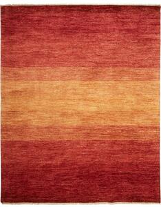 Tappeto Essenzia Geometrico Rosso Giallo Ocra 201x250 Cm
