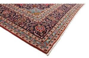 Tappeto Ardakan Medaglione Floreale Rosso Blu Scuro 248x348 Cm