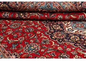 Tappeto Ardakan Medaglione Floreale Rosso Blu Scuro 250x360 Cm