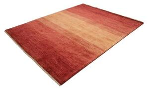 Tappeto Essenzia Geometrico Rosso Giallo Ocra 201x250 Cm