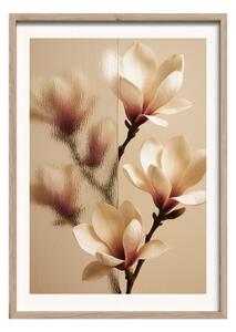 Dipinto stampato con cornice inclusa 50x70 cm Soft Magnolia – Styler