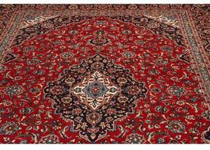 Tappeto Ardakan Medaglione Floreale Rosso Blu Scuro 250x360 Cm
