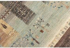 Tappeto Mosaic Patchwork Grigio Antracite Azzurro 233x293 Cm