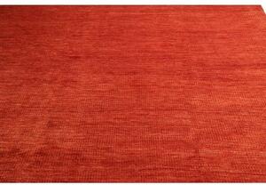 Tappeto Essenzia Tinta Unita Rosso Mattone Arancione Bruciato 170x244 Cm