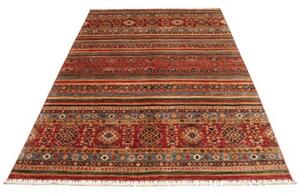 Tappeto Samarkand Geometrico Rosso Ocra 175x251 Cm